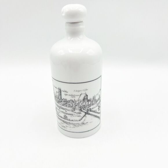 Vintage Bottle Flask Stade Germany Decanter Altenkunstadt EMPTY 6.25" *READ - Picture 4 of 11